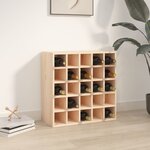vidaXL Armoire à vin 56x25x56 cm Bois de pin massif