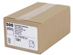 Bte 500 enveloppes c6 114 x 162 mm 80g autocollantes blanc gpv