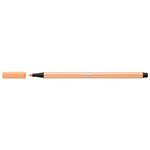 Stylo feutre dessin pen 68  orange clair stabilo