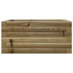 vidaXL Jardinière 50x50x23 cm bois de pin imprégné