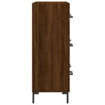 vidaXL Buffet chêne marron 69 5x34x90 cm bois d'ingénierie
