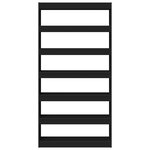 vidaXL Bibliothèque Noir Bois d'ingénierie 100 x 30 x 198 cm