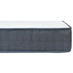 vidaXL Matelas de sommier à lattes 200x70x20 cm tissu