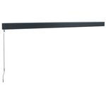 vidaXL Auvent rétractable crème 4x3 m tissu et aluminium