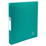 Classeur 2 Anneaux 30mm Polypropylène Opak Rigide 10/10e - A4 Maxi. - Vert Foncé - X 10 - Exacompta