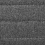 vidaXL Chaises à manger lot de 4 gris clair tissu