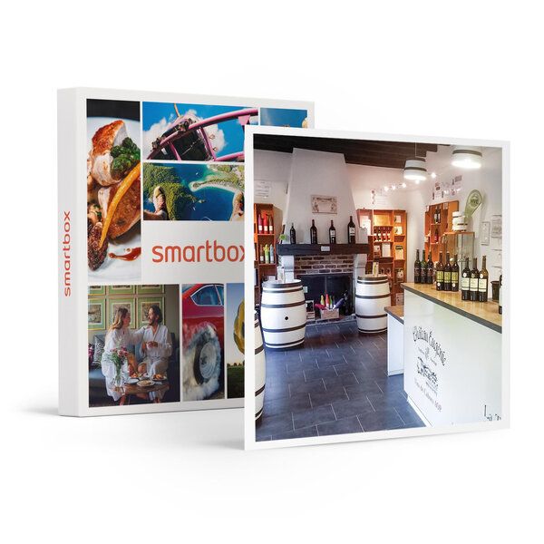 SMARTBOX - Coffret Cadeau Atelier d'initiation à l'œnologie de 2h avec 2 bouteilles de vin  carnet en liège et kit dégustation -  Gastronomie