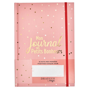 Journal de gratitude Mes petits bonheurs - Rose poudré - Draeger