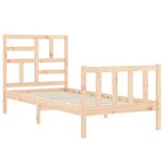 vidaXL Cadre de lit sans matelas bois de pin massif