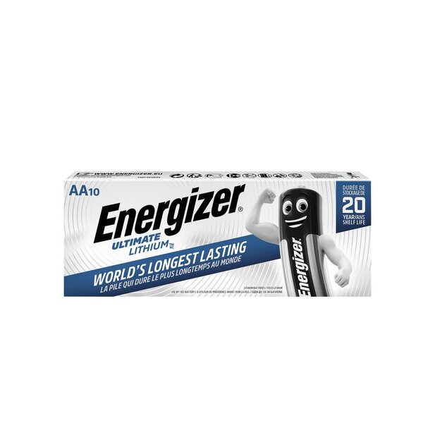 Pile AA / LR6 Ultimate Lithium - Lot de 10 (paquet 10 unités)