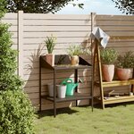 vidaXL Support pour plantes anthracite 75 5x54 5x100cm acier galvanisé