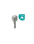 THIRARD - Verrou double entrée Corvette pour porte d'entrée  cylindre 45mm  acier  3 clés  époxy bronze