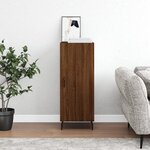 vidaXL Buffet Chêne marron 34 5x34x90 cm Bois d'ingénierie