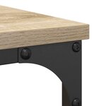 vidaXL Ensemble de meubles de salle de bain 3 pièces Chêne Sonoma en bois d'ingénierie