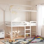 vidaXL Toit de lit pour enfants 207x95 5x159 cm bois de pin massif