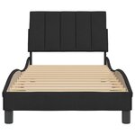 vidaXL Cadre de lit sans matelas noir 80x200 cm velours