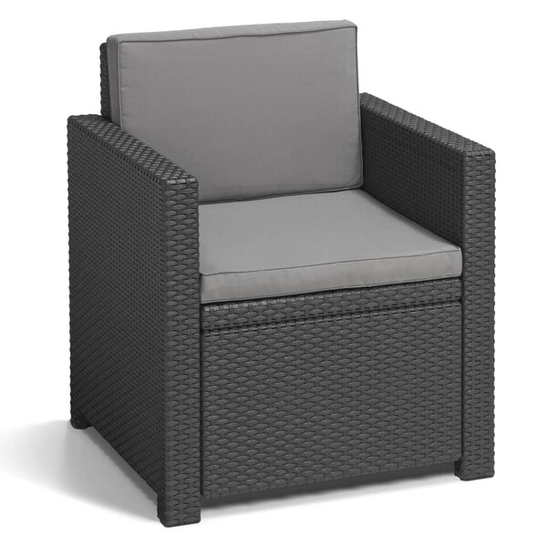 Keter Chaise de jardin Monaco Graphite