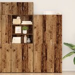 vidaXL Meuble vieux bois 30x42.5x185 cm Bois d'ingénierie