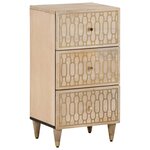 vidaXL Armoire latérale 40x33x75 cm bois massif de manguier