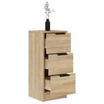 vidaXL Buffet Chêne sonoma 30x30x70 cm Bois d'ingénierie
