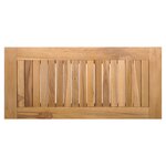 vidaXL Ensemble de bancs de jardin en bois massif de teck de 2 pièces