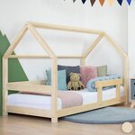 Lit cabane enfant TERY 80 x 180 verni