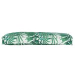 vidaXL Coussin pour palette à motif de feuilles 100x40x8 cm en tissu Oxford