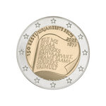 Monnaie 2 euros commémorative estonie 2022 - 150 ans de la société de littérature estonienne