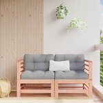 vidaXL Canapés d'angle de jardin 2 Pièces bois massif douglas