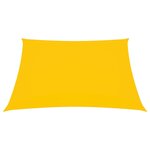 Vidaxl voile de parasol tissu oxford rectangulaire 2x3 m jaune