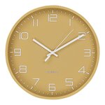 Horloge murale Rosolini ocre mouvement silencieux Ø 30 cm