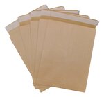 Lot de 20 enveloppes pochettes kraft armé à soufflet marron 280 x 365 + 30 mm