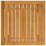 vidaXL Ensemble de bar de jardin 3 Pièces Bois d'acacia solide