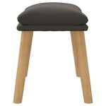 vidaXL Repose-pied Gris foncé 45x29 5x35 cm Velours