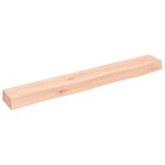vidaXL Étagère murale 80x10x6 cm bois de chêne massif non traité