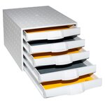 Module De Classement The Box Office - Gris Lumière - Exacompta