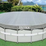 Intex Couverture de piscine ronde Deluxe 488 cm 28040