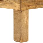 vidaXL Table basse Bois de manguier massif 110 x 55 x 35 cm