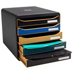 Module De Classement Big Box Plus 5 Tiroirs Neo Deco - Couleurs Assorties - Exacompta