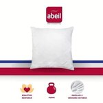 ABEIL Oreiller à mémoire de forme matelassé 60 x 60 cm blanc