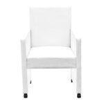 vidaXL Chaises à manger lot de 2 blanc similicuir