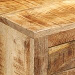vidaXL Buffet 80x30x65 cm bois de manguier brut massif