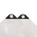 vidaXL Bâche 650 g / m² 1 5 x 20 m Blanc