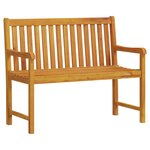 vidaXL Banc de jardin 110 cm Bois d'acacia solide