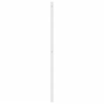 vidaXL Tête de lit métal blanc 160 cm