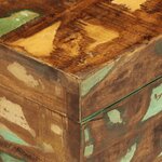 vidaXL Boîtes de rangement Bois massif de récupération