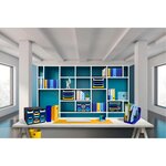 Sous-main Souple Pu Bicolore - Marine/ciel - Exacompta