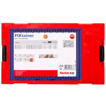 Fischer jeu de chevilles murales sx avec vis fixtainer 210 pcs