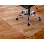 Q-connect tapis sol - Protection superficie PVC - 115x134cm - Transparent
