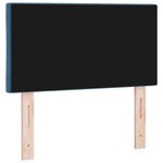 vidaXL Tête de lit LED Bleue Foncée Ensemble de 2 Bleue Foncée Revêtement